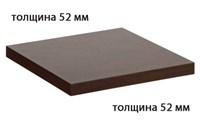Столешница ДСП+пластик+кромка ПВХ 800х800х52